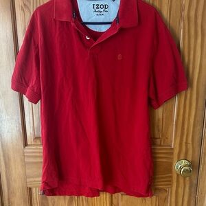 Izod Men's Vibrant Red Polo Shirt